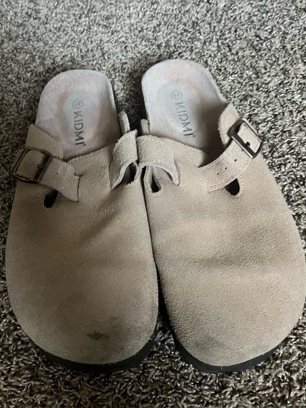Kidmi grey suede clogs #clogs #summer